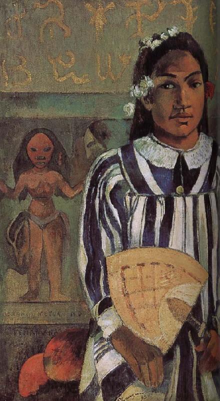 Paul Gauguin De Mana ancestors Norge oil painting art